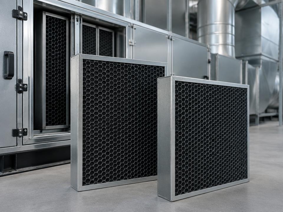 Activated Carbon Filters in a commercial HVAC environment