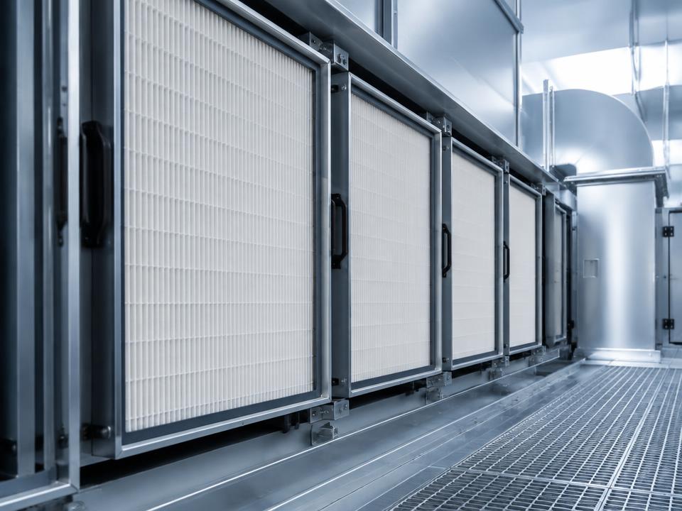 HEPA Filters in a commercial HVAC environment